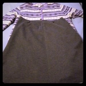 Skirt and sweater set